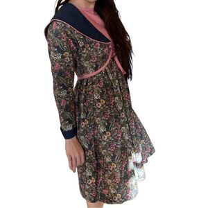Cottagecore vintage 90’s floral dress women’s XXS or children’s 12-14 year 2 pie